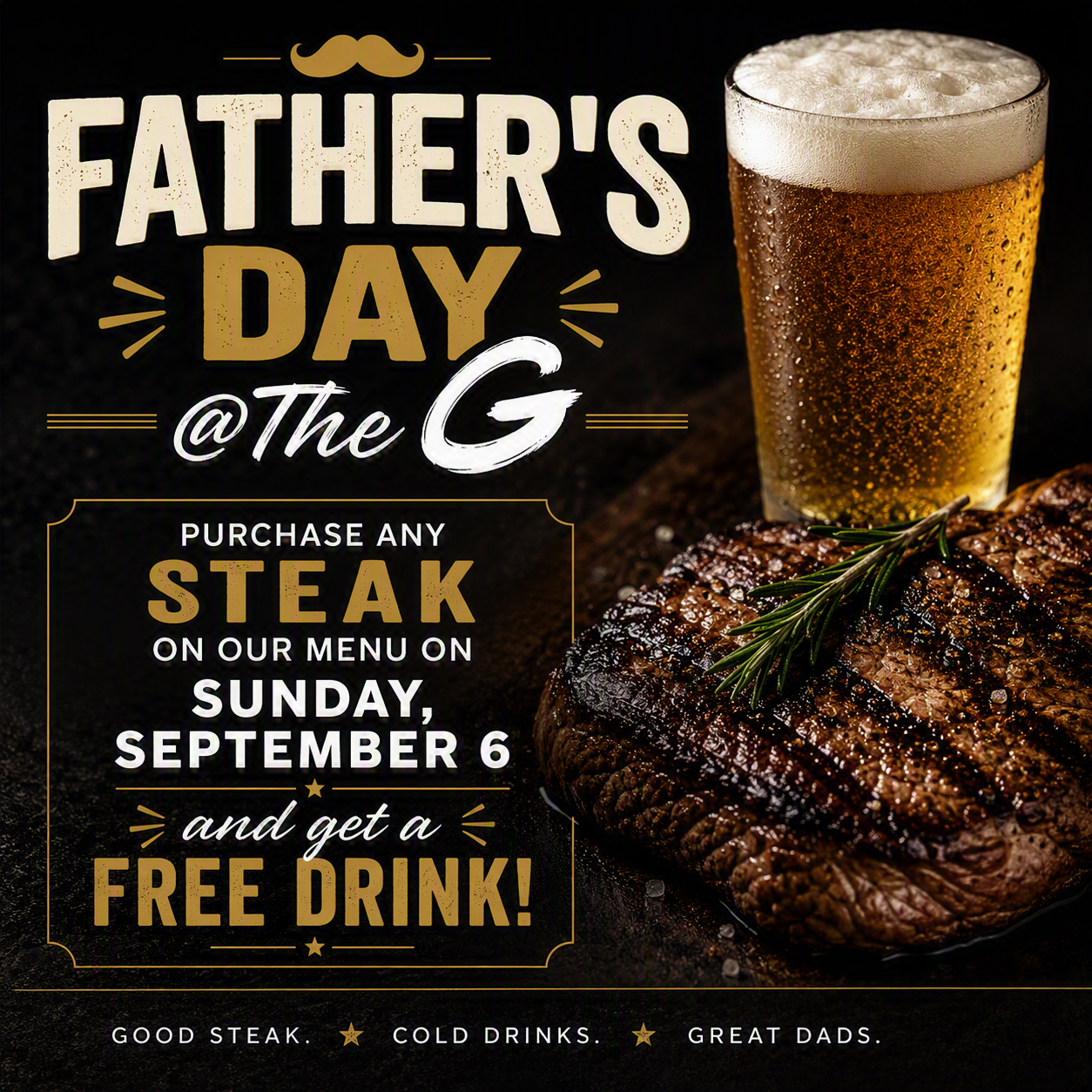 Celebrate Father's Day @The G!